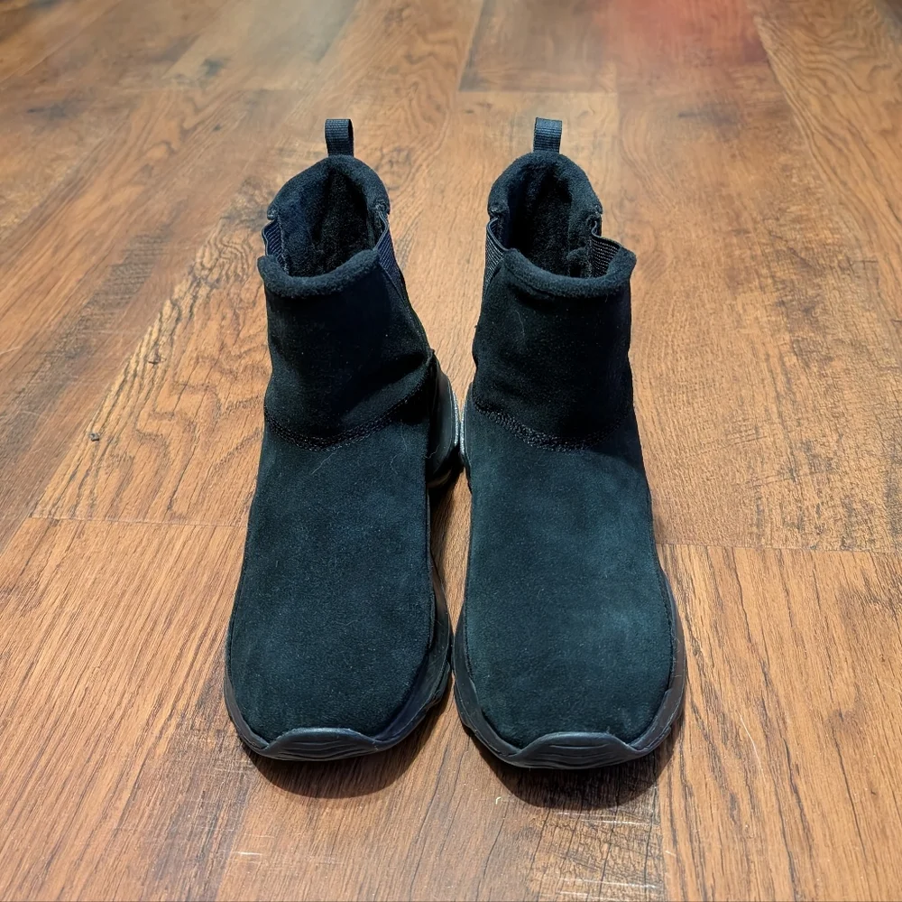 Skechers Hands Free Slip-ins Easy Going Casual Icon‎ Suede Ankle Boots Size 5.5